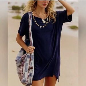 🆕 Free People Beach Vixen Tunic size XS in Navy